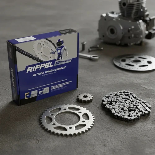 Transmision Riffel Yamaha Fz 16 Brasil Acero 1045 Gris