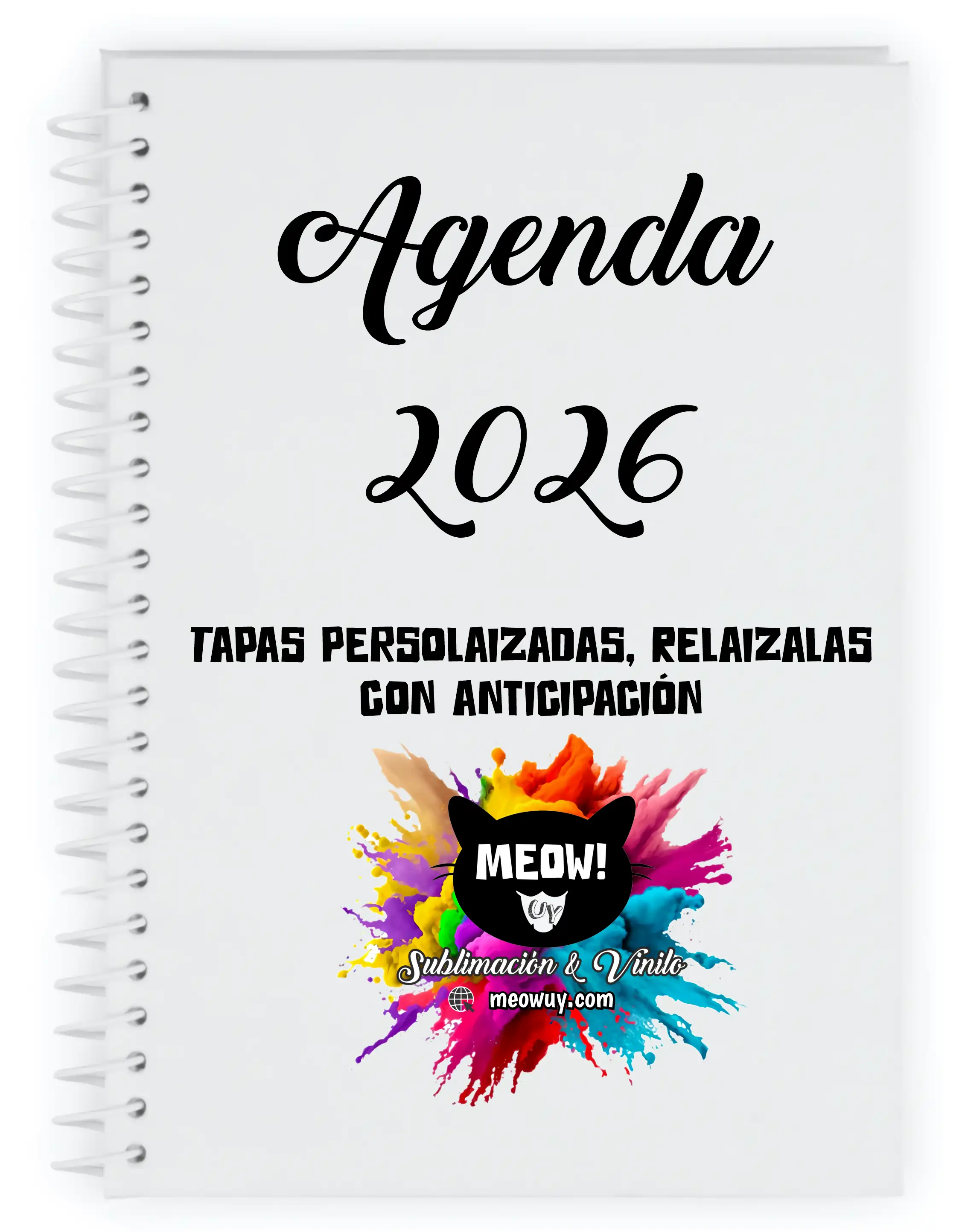 Agenda tapa personalizada 2026 — foto 2