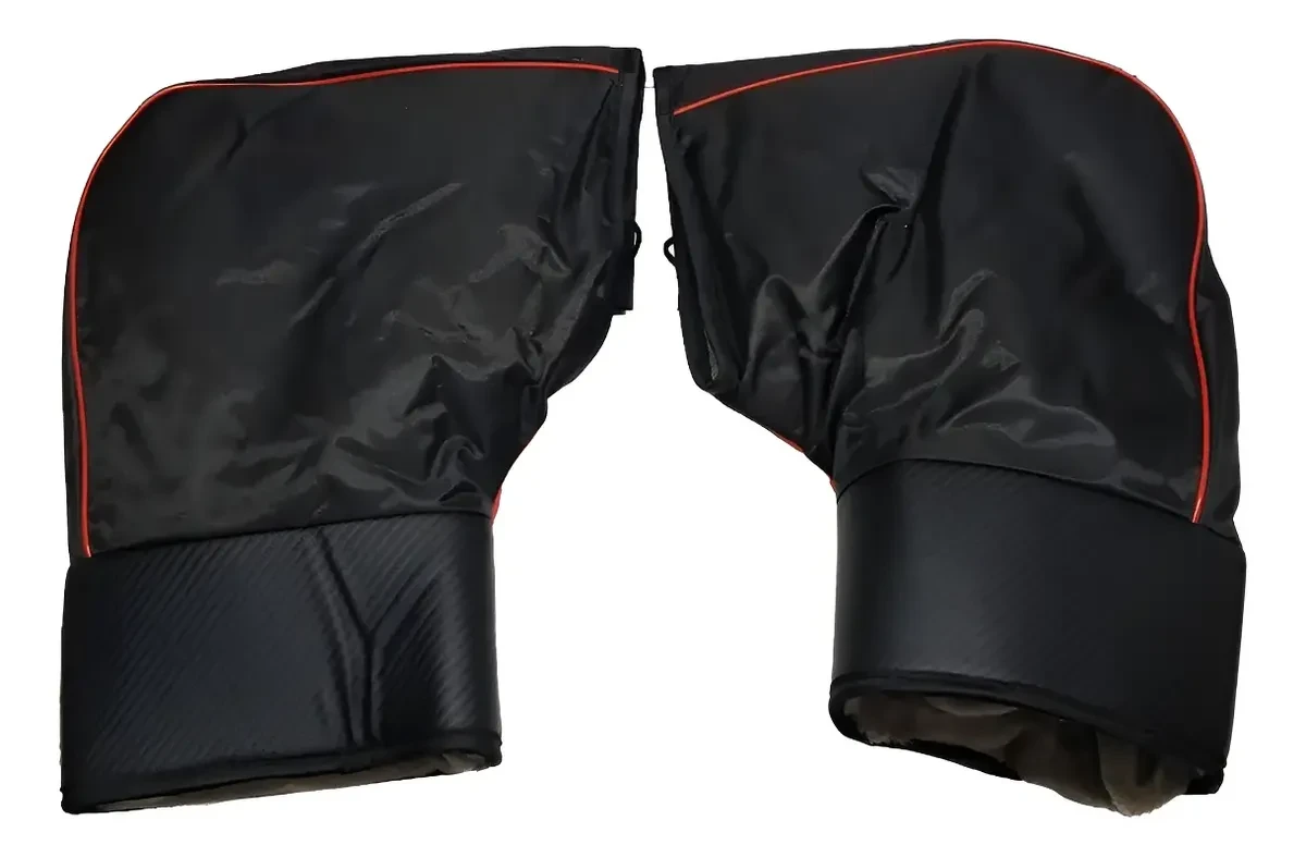 Cubre Manos Acolchado Impermeable De Invierno - Rojo — foto 5