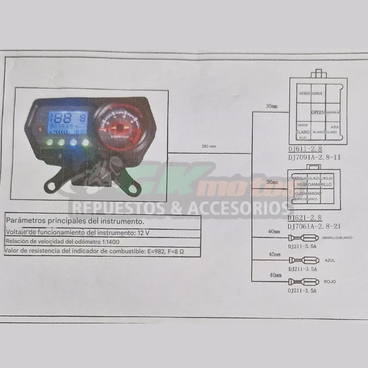 Tablero Semi Digital Cg, Zanella Sapucai, Baccio Classic — foto 4