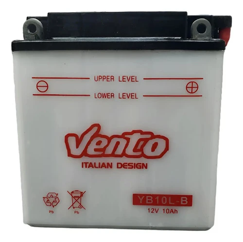 Bateria Moto Yb10l-b 12v 10ah Ácido Vento  - Gkmotos
